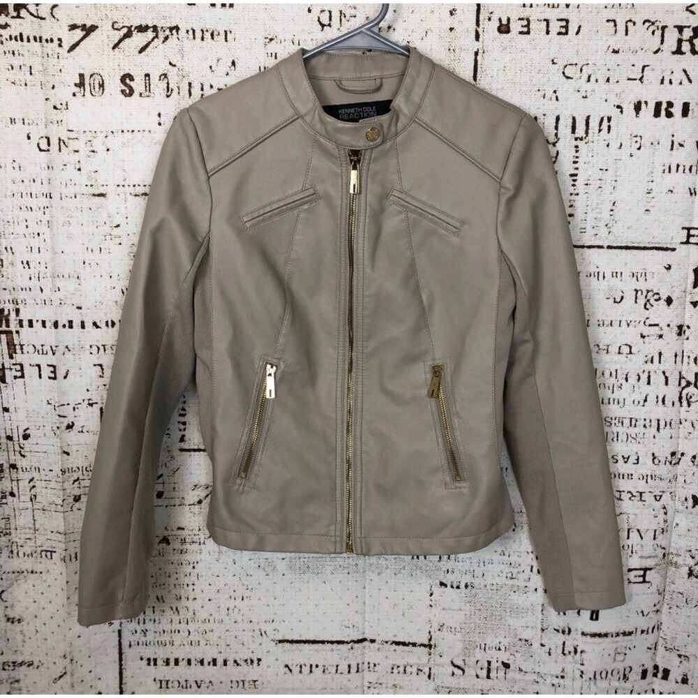 Kenneth Cole Vegan Leather Jacket
